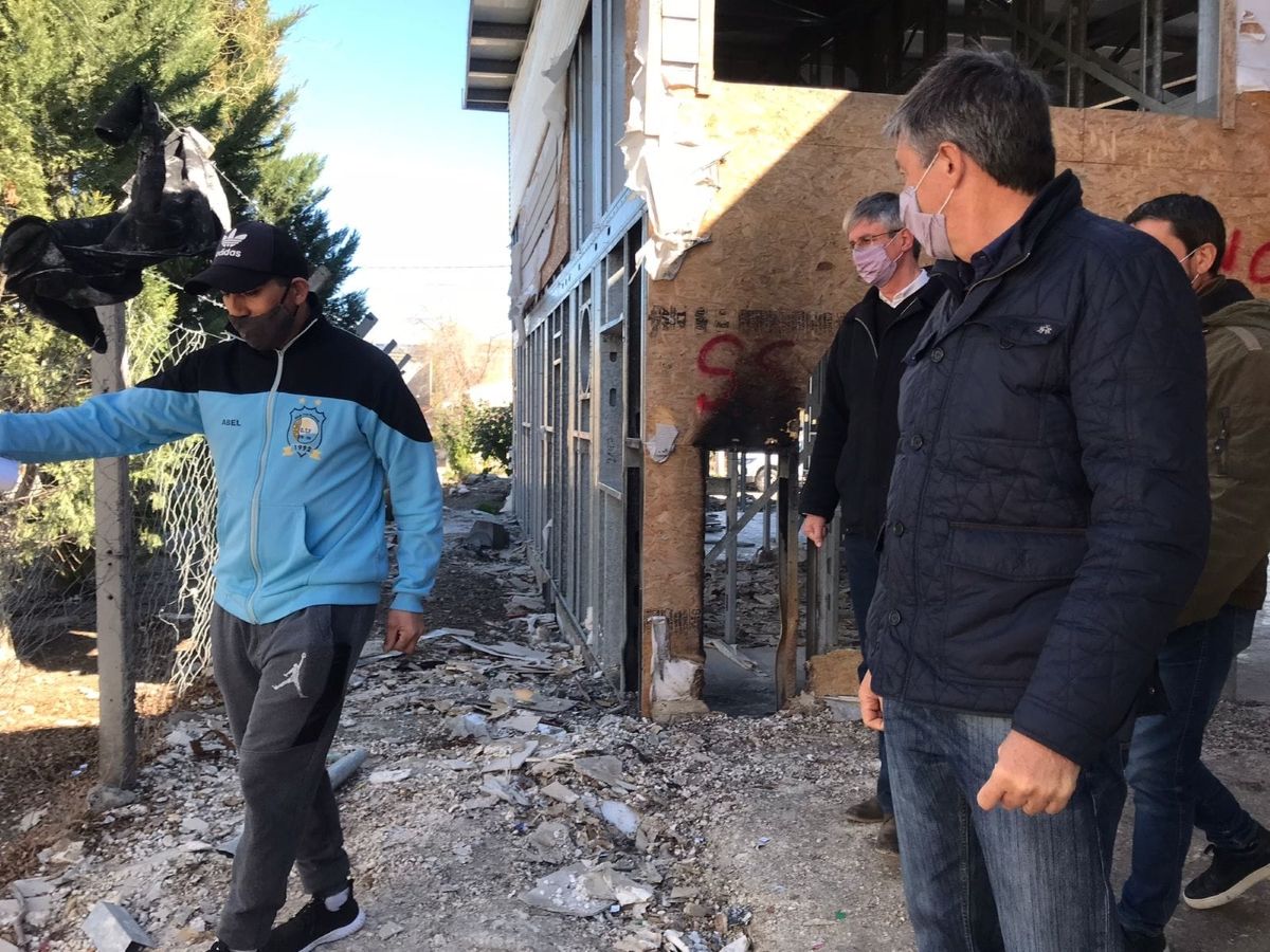 Menna pidió a Nación que termine una obra abandonada desde 2017 (Prensa Menna)