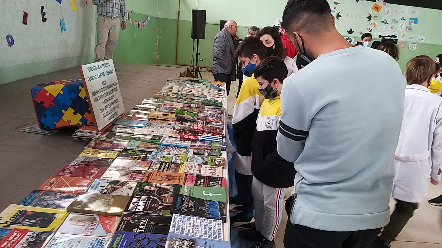 "Hoy se abre un camino en Chubut para poder generar otras bibliotecas futboleras"