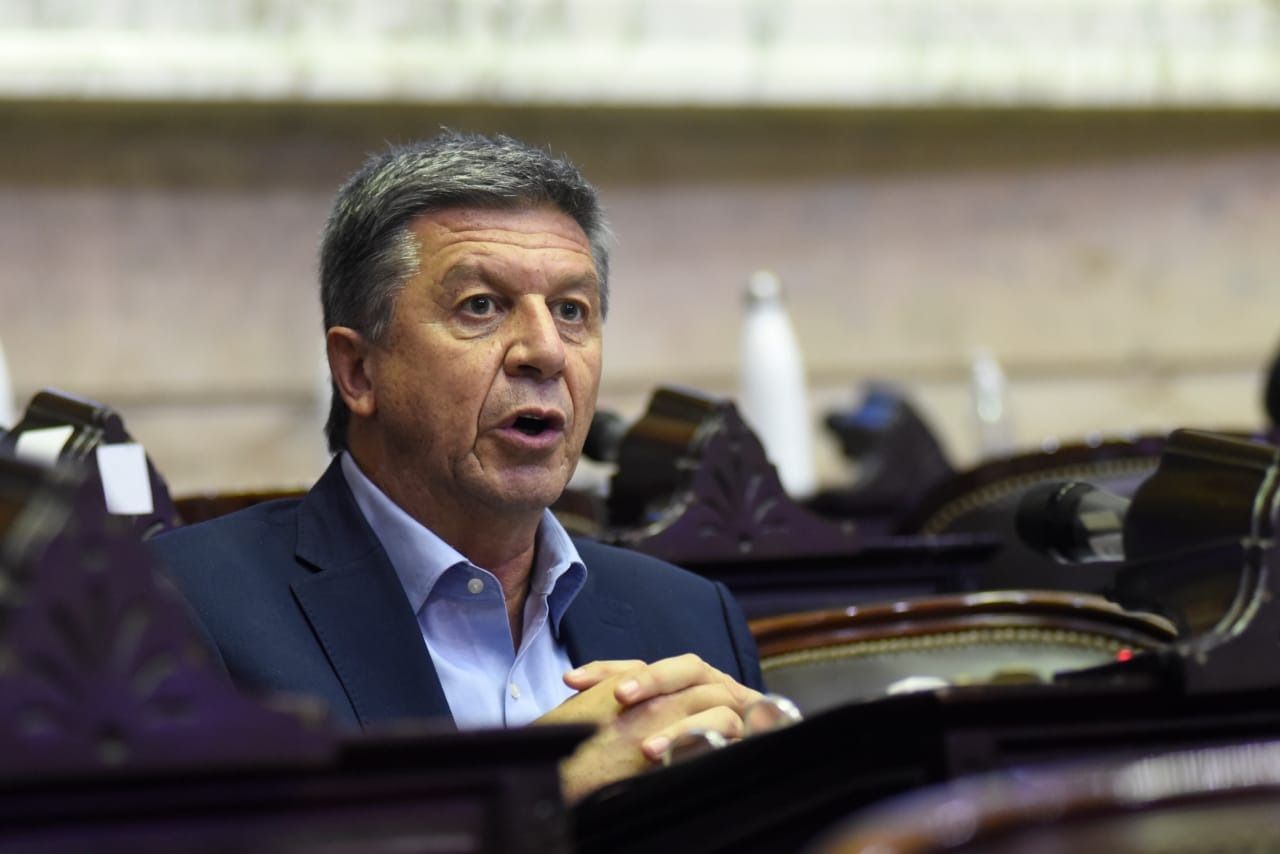 Menna presentó un nuevo proyecto para promocionar el hidrógeno verde ( Prensa Gustavo Menna)