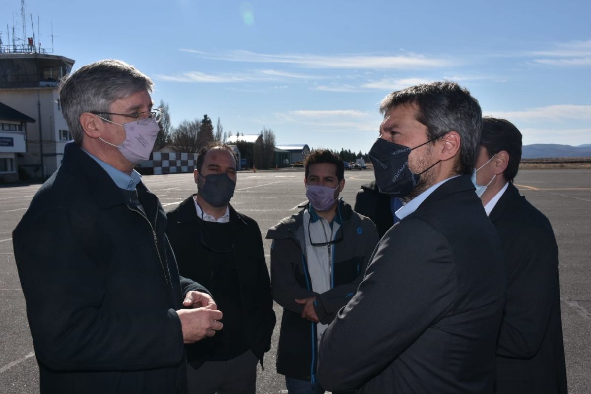 Esquel: El Intendente Ongarato recibió a Matías Lammens (Municipalidad de Esquel)