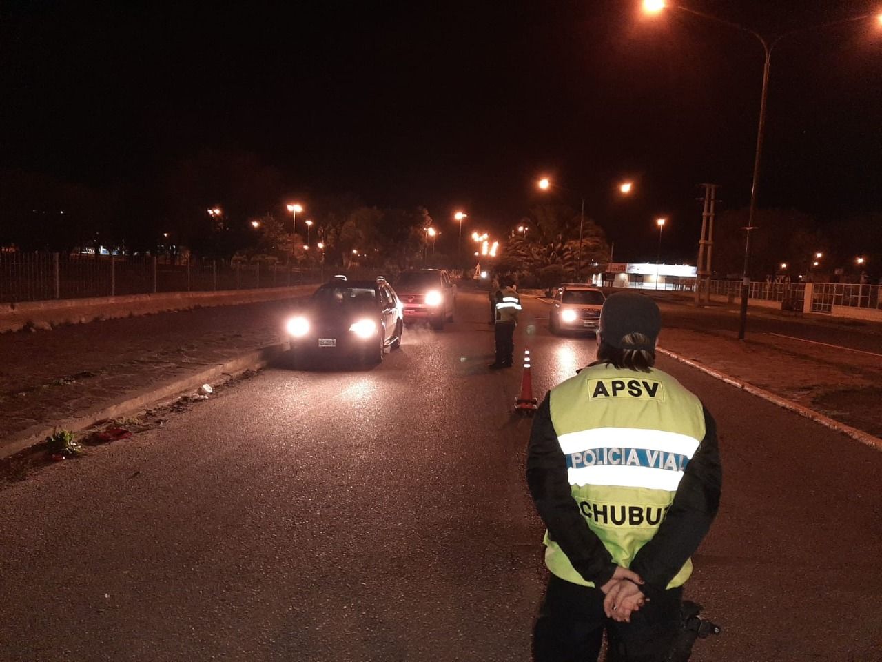 Controles en Rawson.