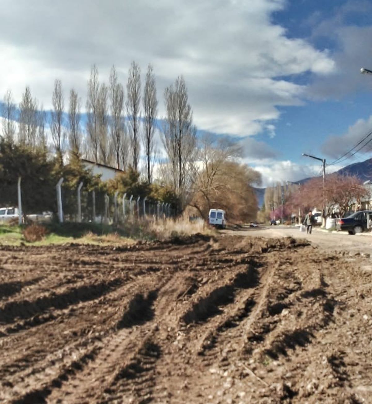 La Municipalidad de Esquel completará el pavimento sobre calle Tamburini