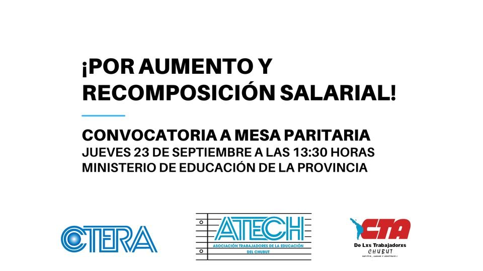 Discusión salarial: Este jueves se reúnen los docentes con el gobierno
