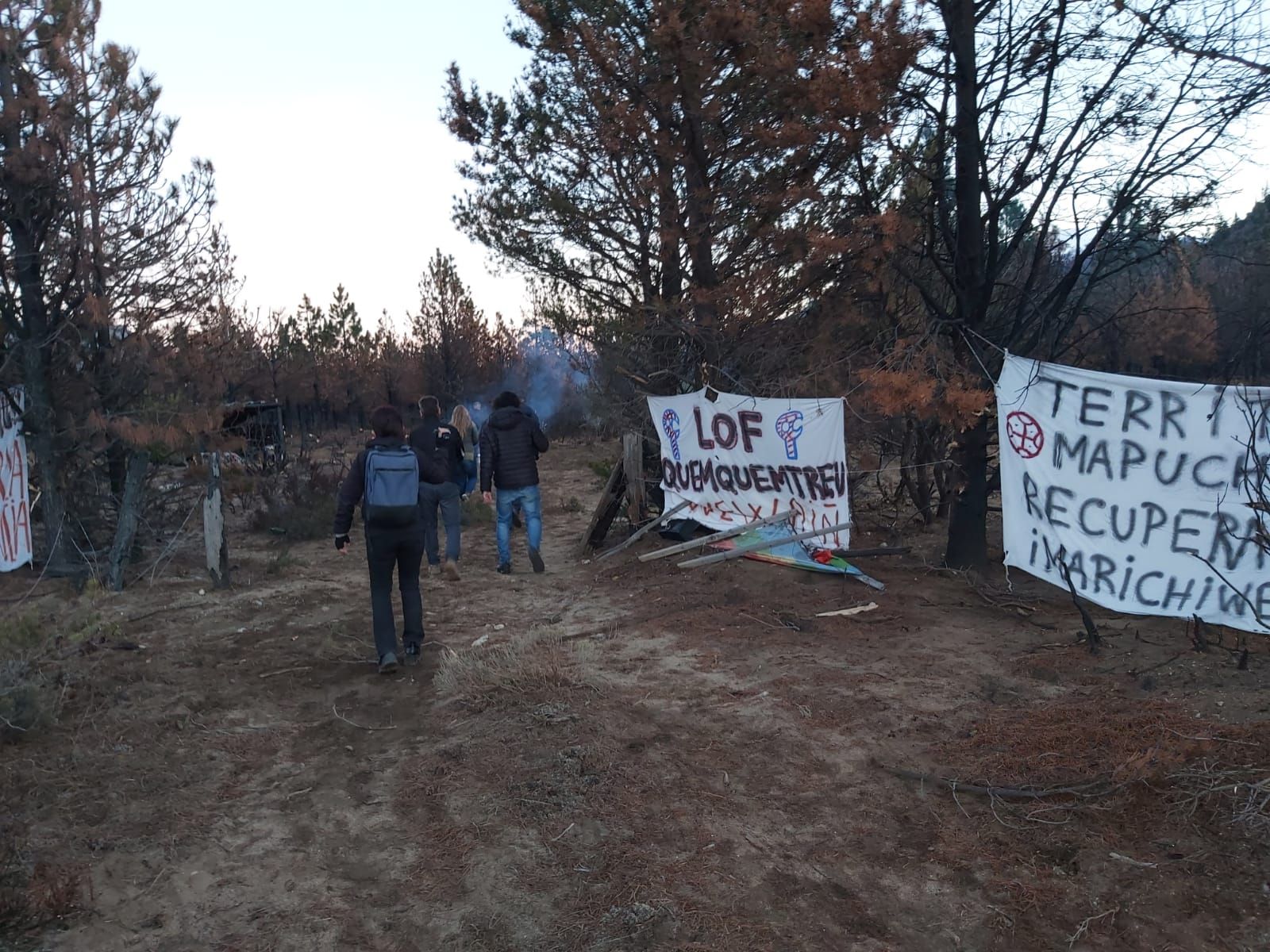 Tensión por ocupación de tierras en la zona de Cuesta del Ternero. (Ministerio Público Fiscal de Río Negro)
