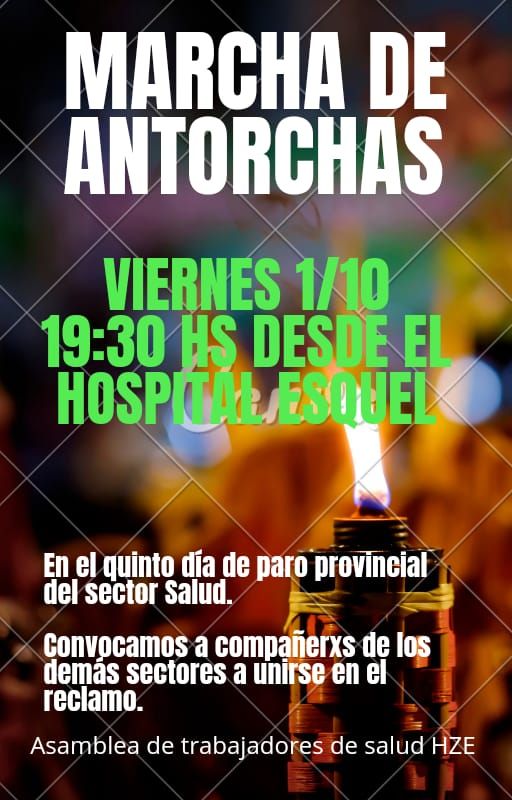 Jornada de movilizaciones en Esquel con fuertes reclamos salariales