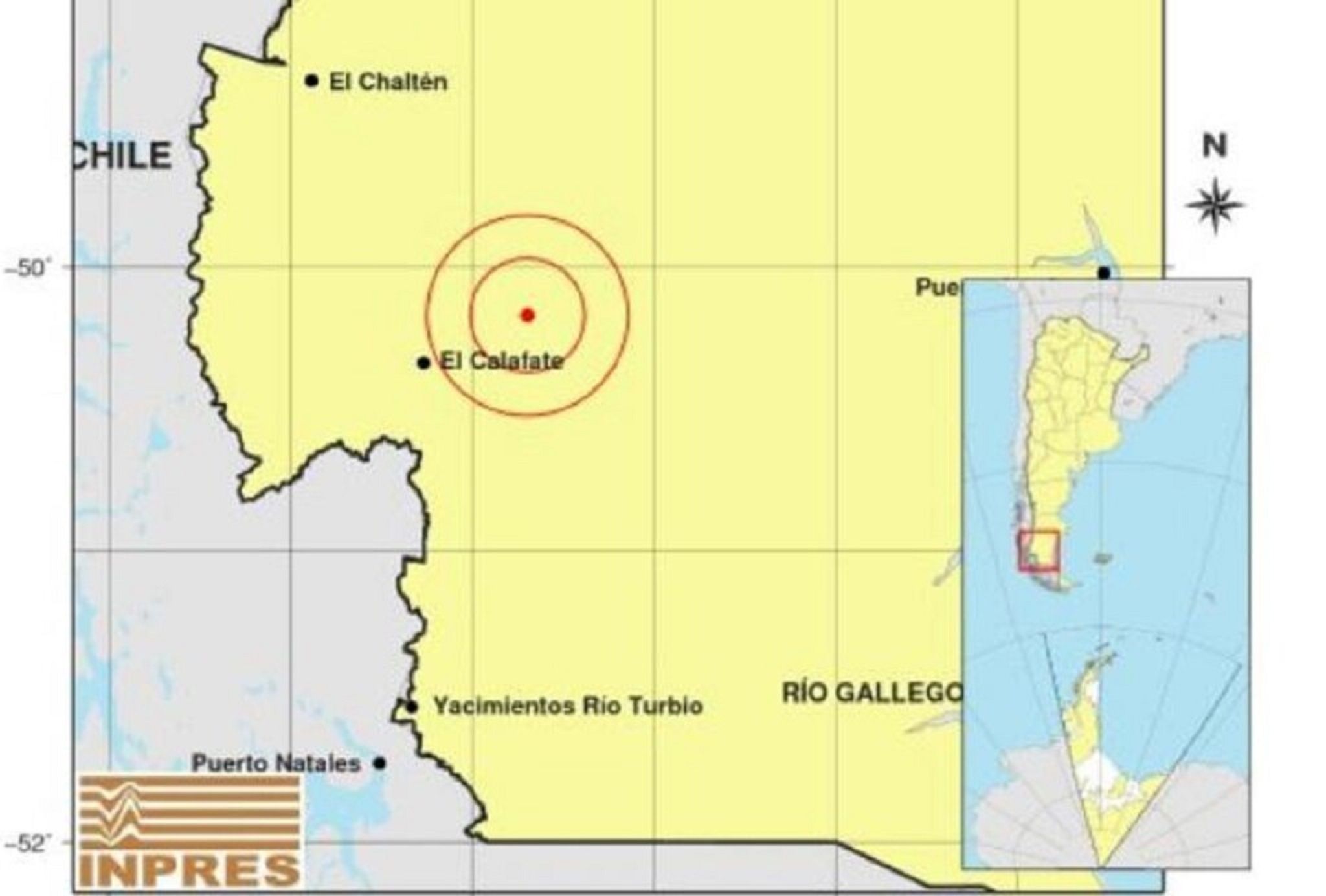 Un fuerte sismo en Chile hizo temblar a El Calafate