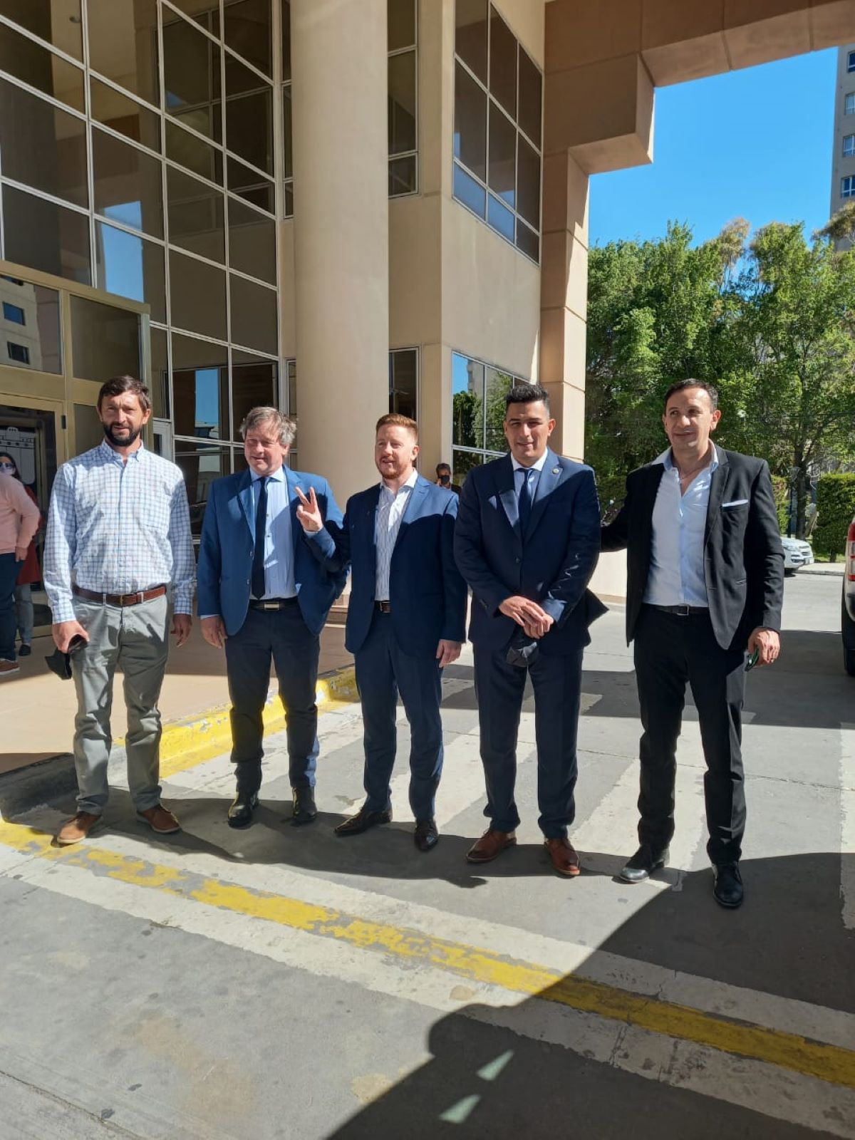 Alberto Fernández llegó a Comodoro Rivadavia