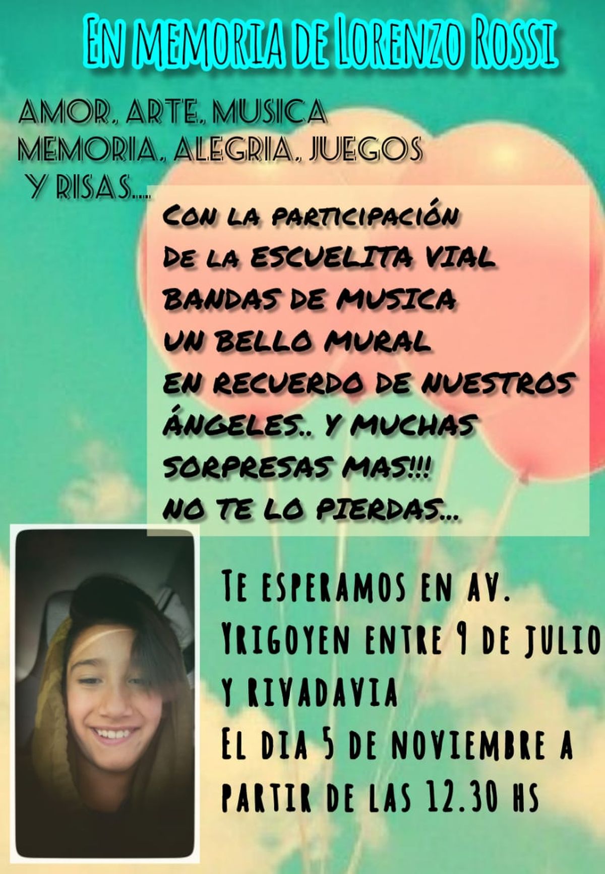 En el día de su cumpleaños recordarán a Lorenzo Rossi en Esquel