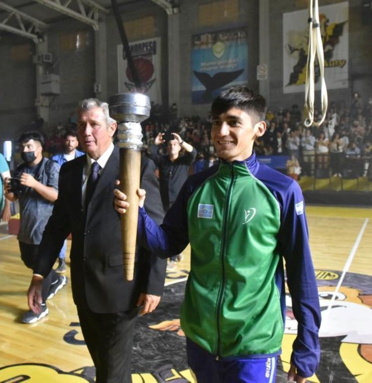 Con Florencia Romero como abanderada, se hizo el lanzamiento de los Juegos de la Araucanía