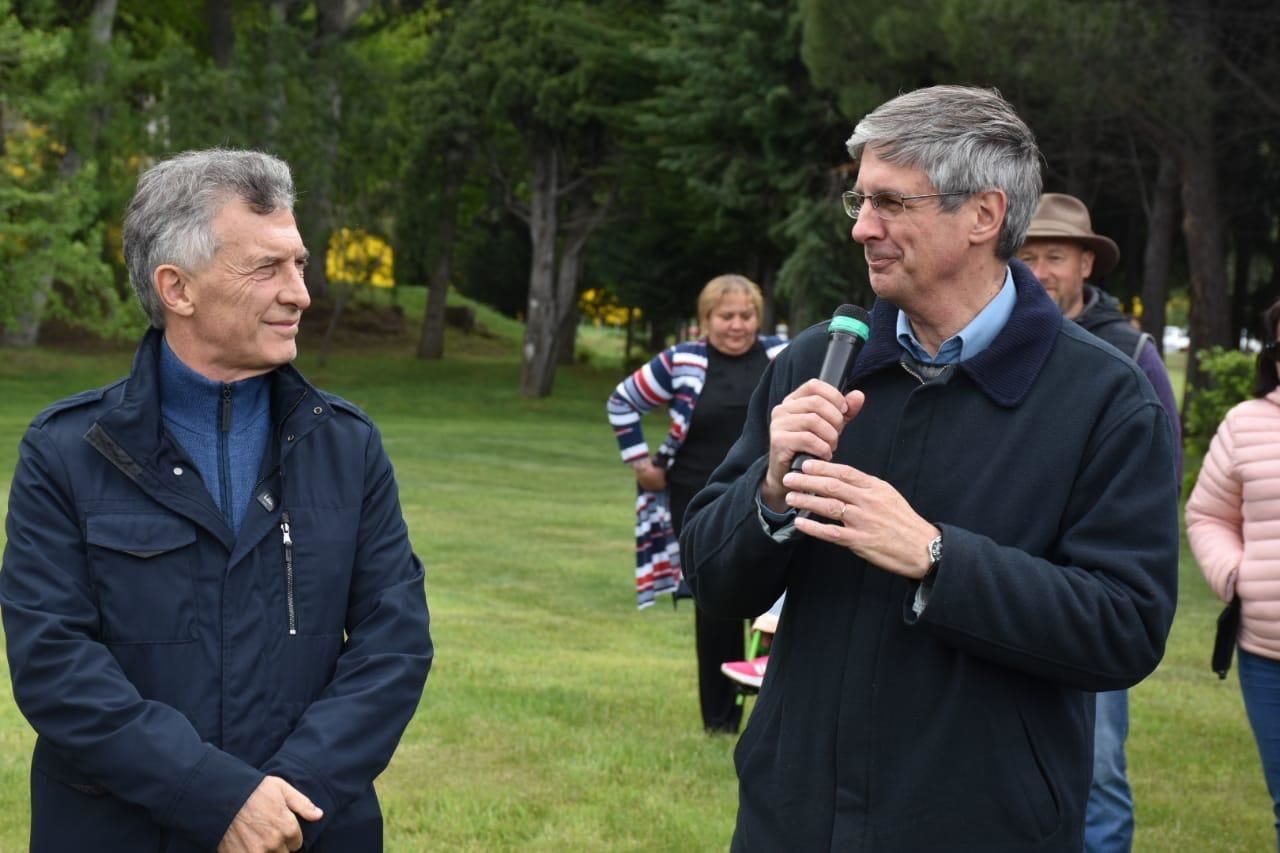 Ongarato con Macri: "Nación nunca aportó tantas obras a Esquel como en su gestión" (Municipalidad de Esquel)
