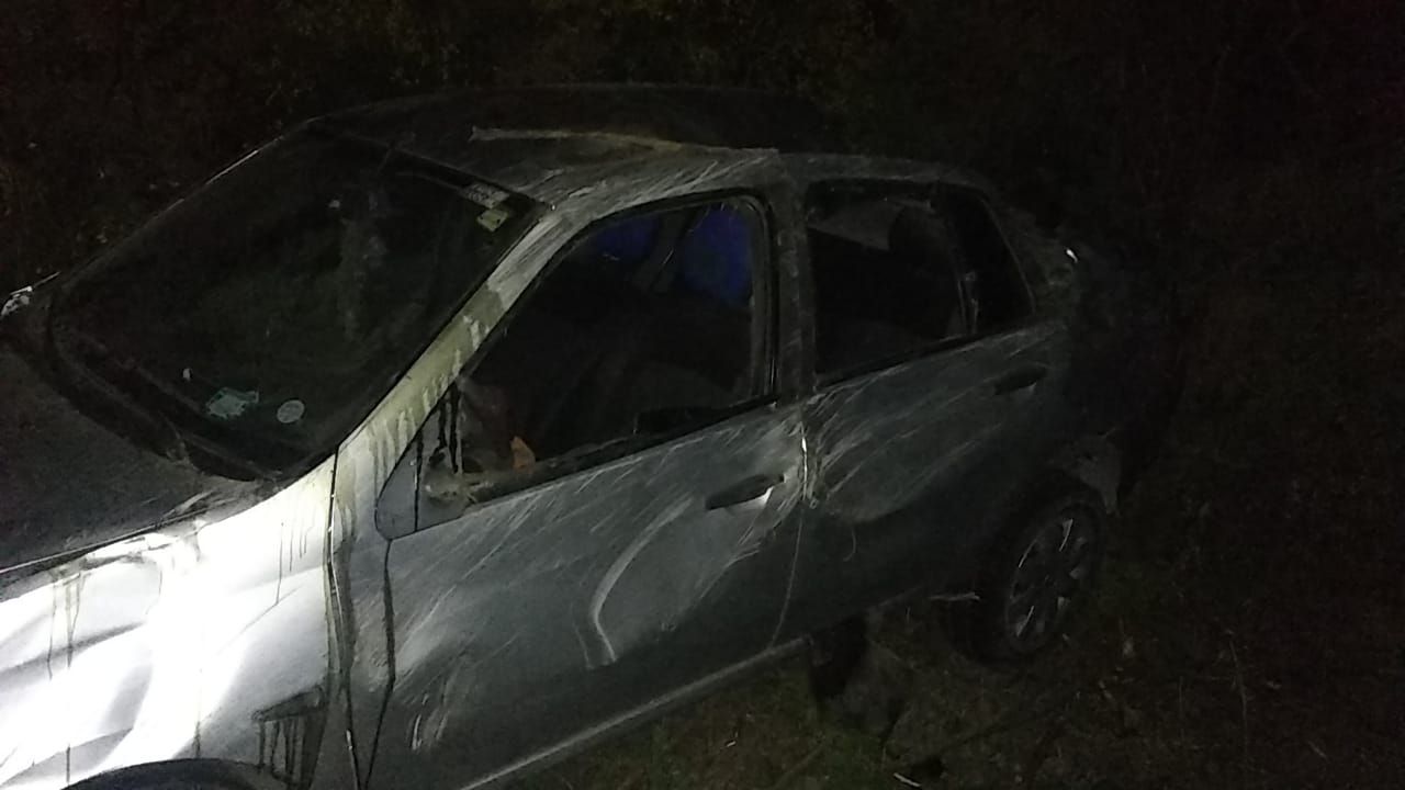 Circulaba por la ruta 40 con 2,16 de alcohol en sangre y volcó