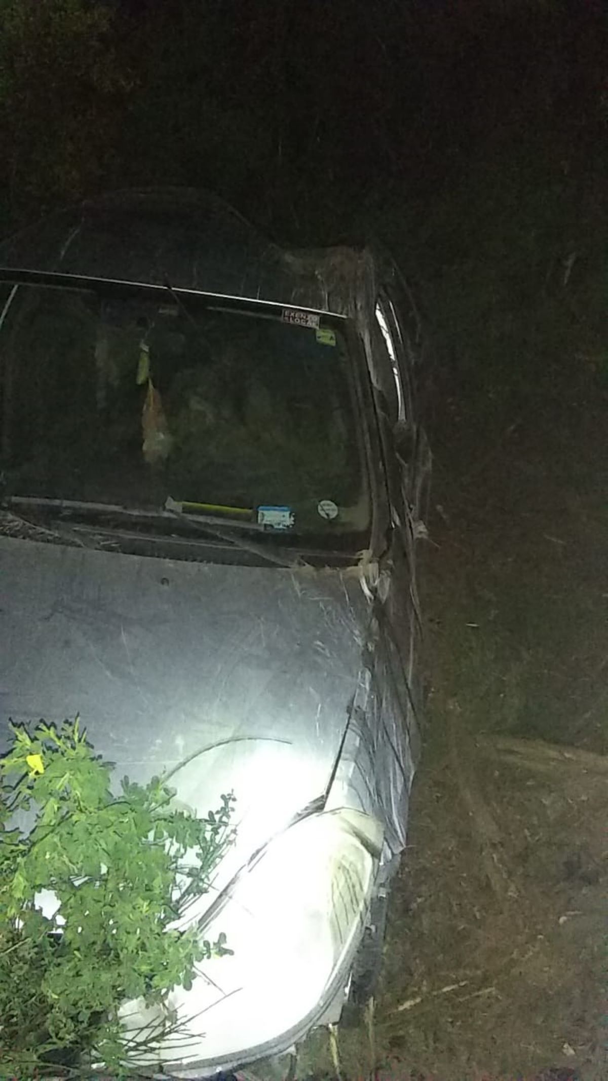Circulaba por la ruta 40 con 2,16 de alcohol en sangre y volcó