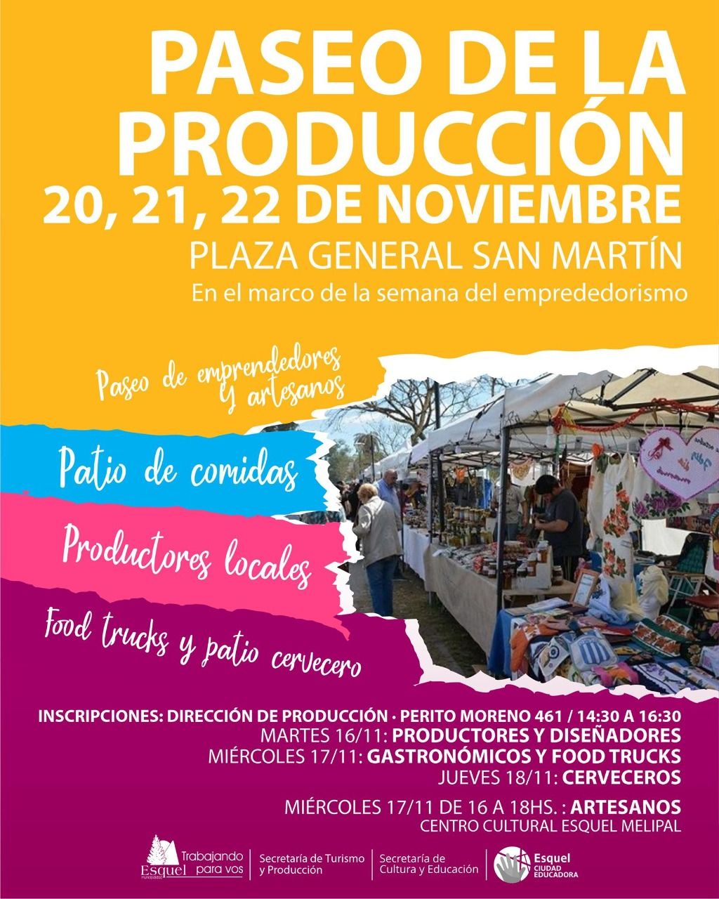 Este martes comienzan las inscripciones para participar del Paseo de la Producción