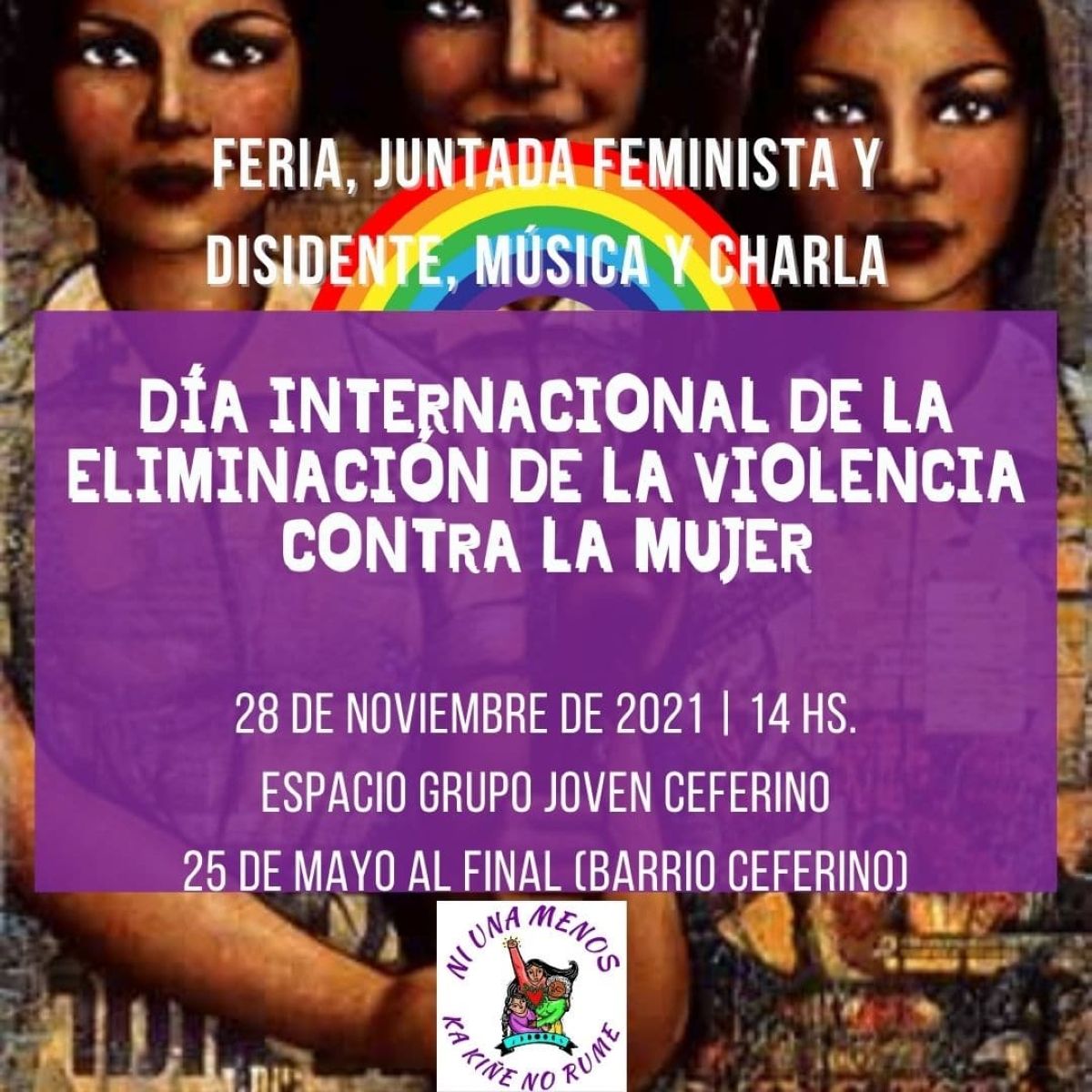 Este domingo habrá Feria y Juntada Feminista y Disidente