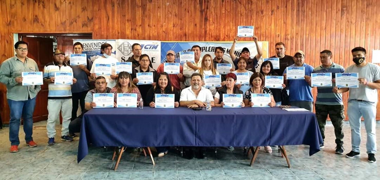 Trabajadores municipales de Esquel se capacitaron en Formación Sindical (Prensa SOEME)