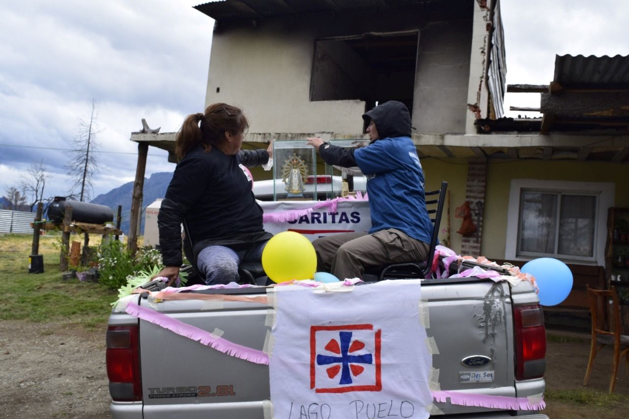 Llegan a Esquel las imágenes de la Virgen de Luján y San José