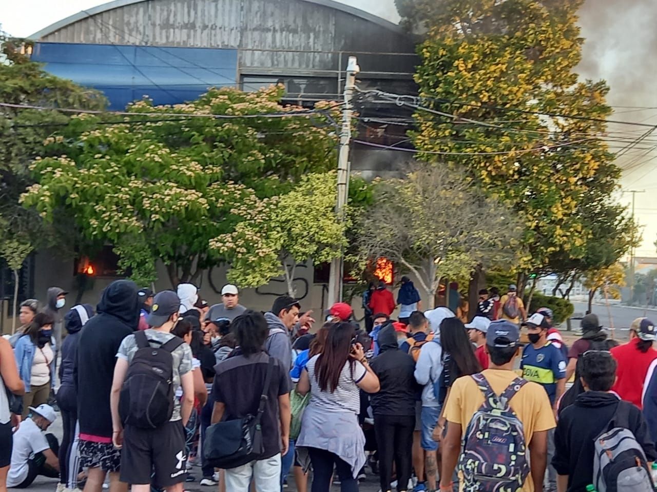 Desastre en Rawson: fuego y daños en Casa de Gobierno y otros edificios
