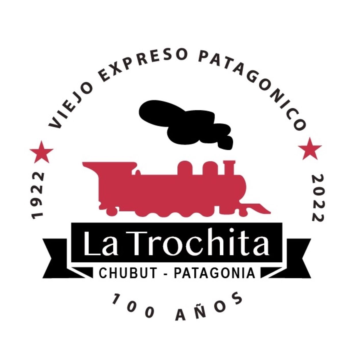Las locomotoras de La Trochita cumplen 100 años y tienen logo conmemorativo (Gobierno del Chubut)