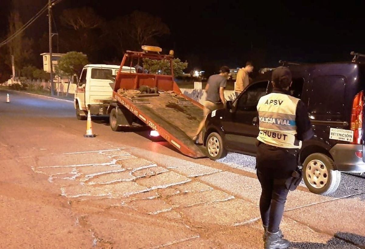 Controles en Nochebuena terminaron con 27 alcoholemias positivas en Chubut