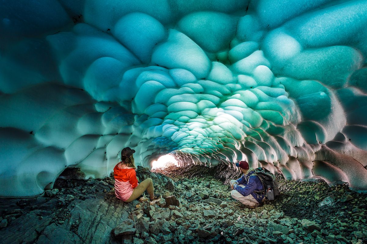 Túneles de Hielo: Una imagen que no se verá este verano (@claudio.abella)