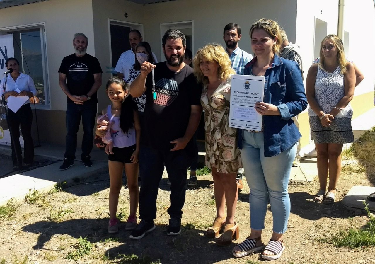 En Trevelin 59 familias ya cuentan con sus viviendas (Gobierno del Chubut)