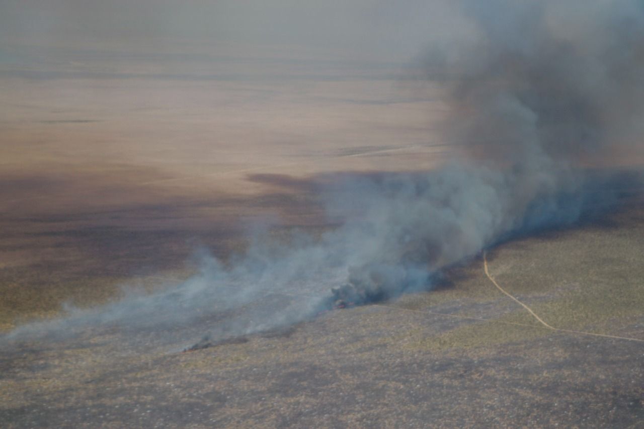 Declararon contenido el incendio desatado en Puerto Madryn (Gobierno del Chubut)