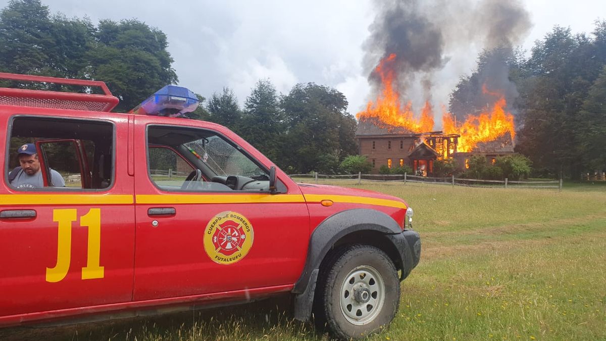 Futaleufú: un incendio destruyó por completo una vivienda