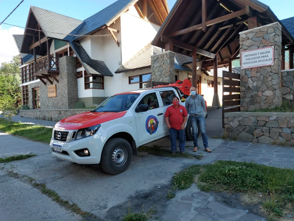 Nuevo vehículo para combatir incendios en Río Senguer