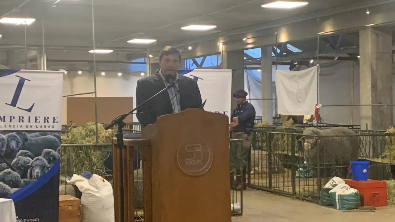 Oscar De Knollseisen. Presidente Sociedad Rural