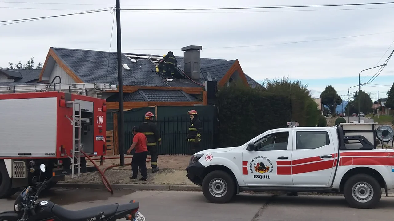 Sólo un susto: Se registró un principio de incendio en una vivienda