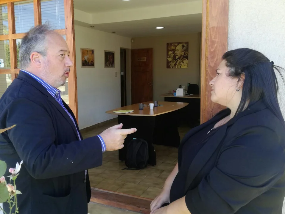 Trevelin recordó la necesidad de financiamiento para obras a funcionarios de Nación