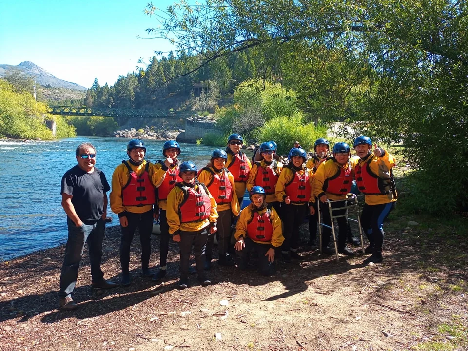 Trevelin suma el rafting a la propuesta de turismo inclusivo