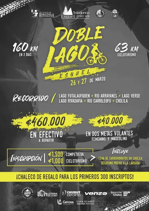 Ya se anotaron más de 160 ciclistas en la "Doble Lago Futalaufquen"