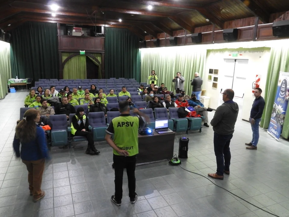 Trevelin es sede de una capacitación en “conducción Segura”