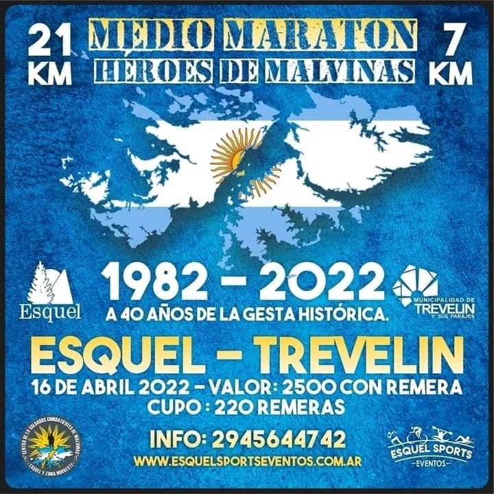 Hoy se corre el medio maratón "Héroes de Malvinas"