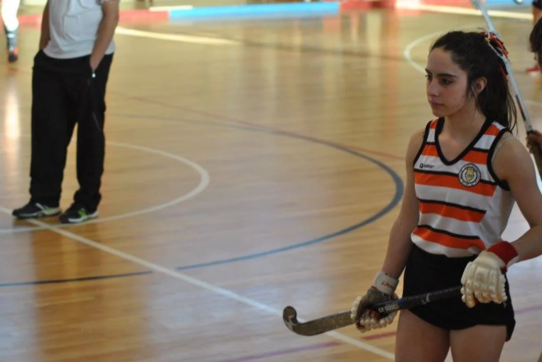 Megan Ritson Rowlands entrenó con la preselección Argentina de hockey pista
