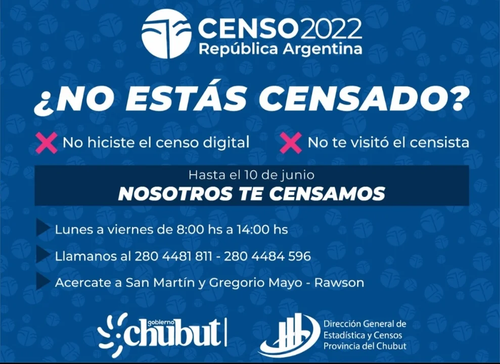 Convocan a las personas que no fueron censadas a completar el trámite