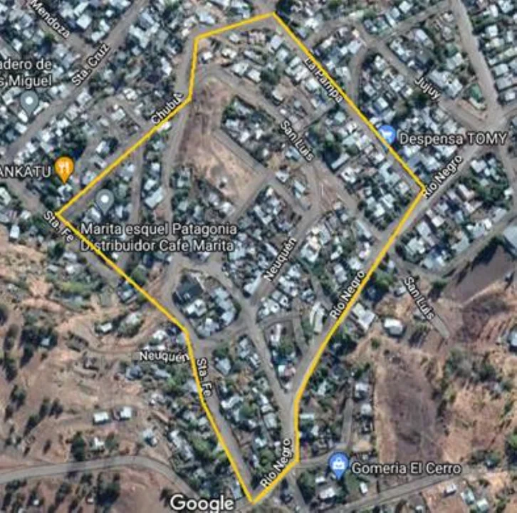 El sector afectado por el corte de agua de este sábado 4 de junio