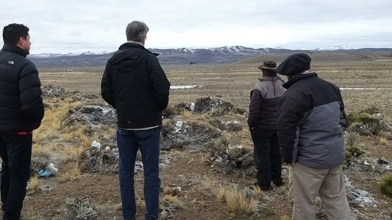 Planta de Residuos: Ongarato recorrió el campo de una de las familias afectadas