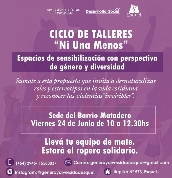 El barrio Matadero recibe un nuevo taller de sensibilización "Ni Una Menos"
