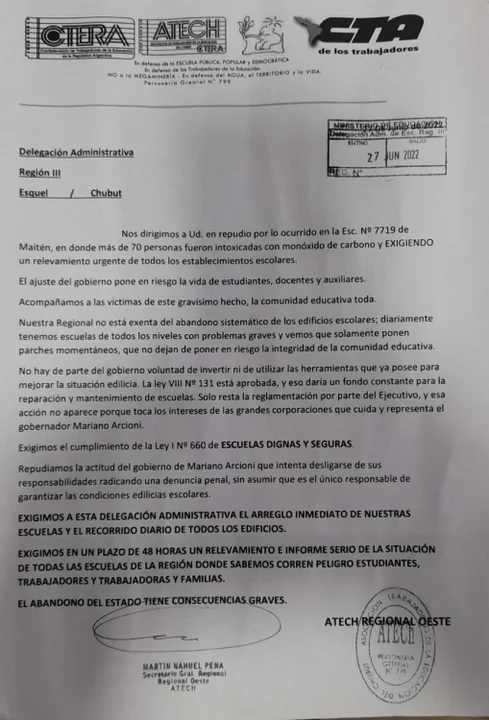 Martín Pena: "Nos preocupa la precariedad con la que se arreglan y abren las escuelas"