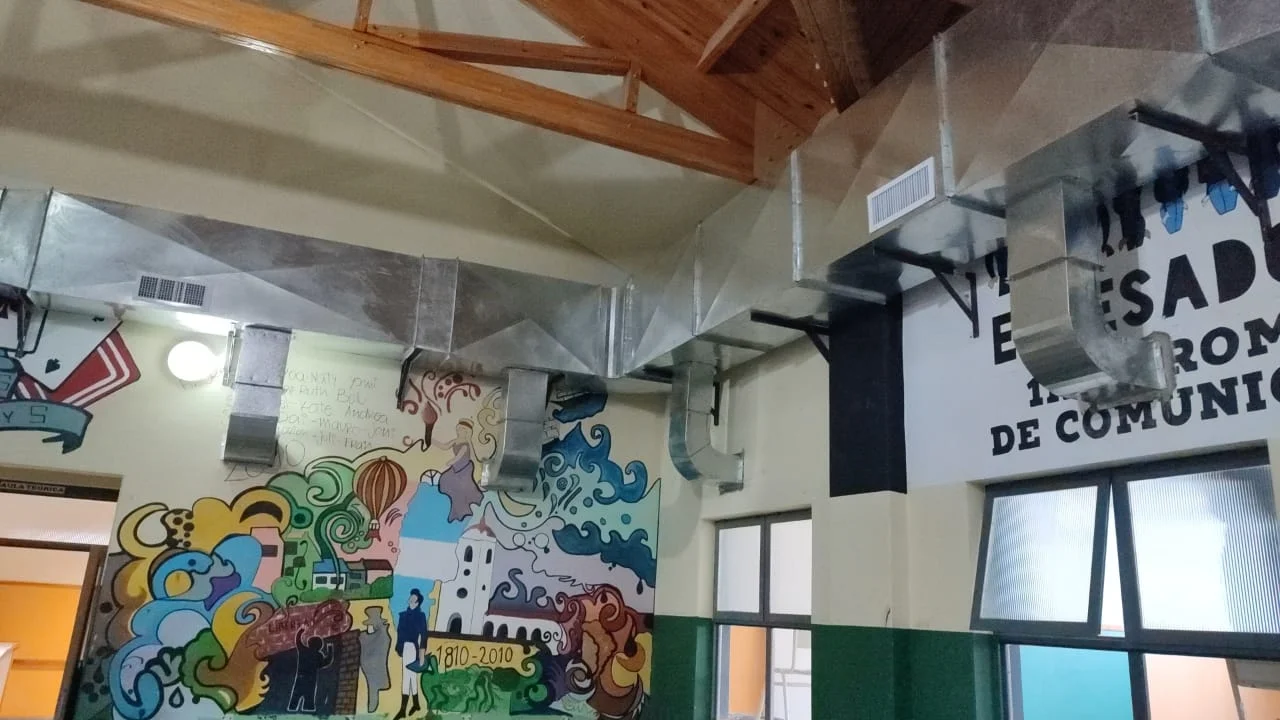 Escuela 713: Provincia informó que la obra de la calefacción lleva un 90% de avance