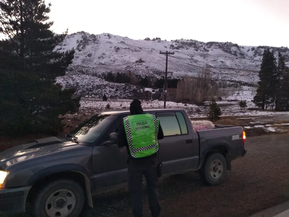 Se realizaron controles en la Ruta 40 con el can detector de estupefacientes