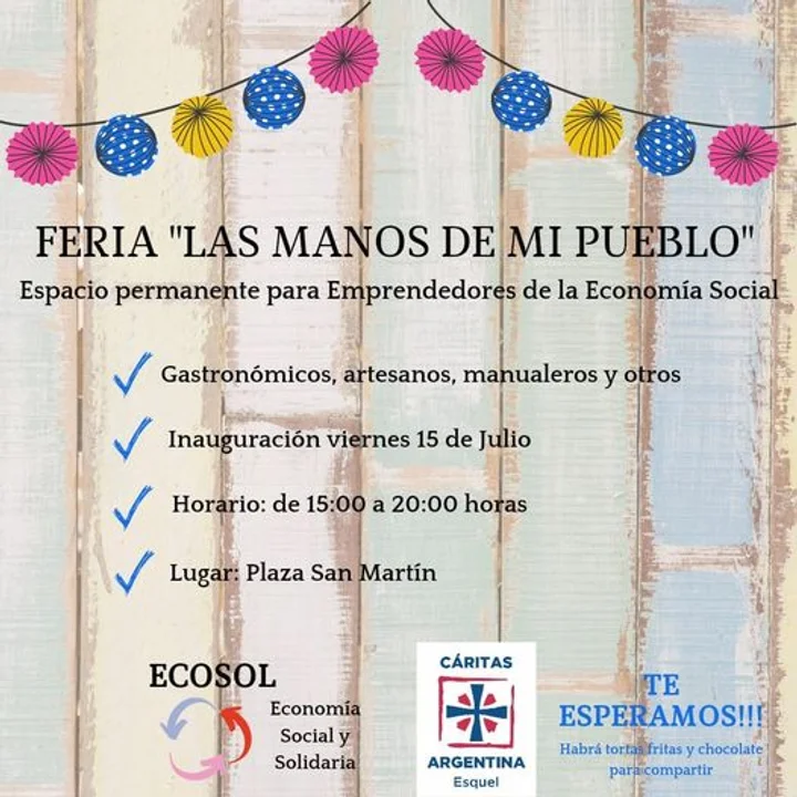 Inauguró la Feria de Emprendedores de la Economía Social