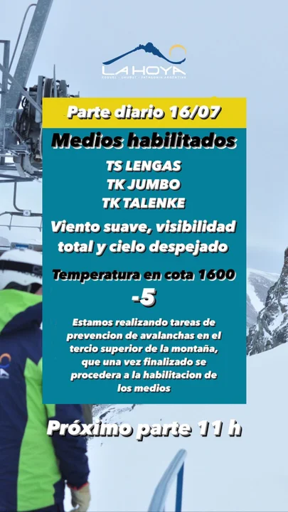 La Hoya abrió para vivir otra jornada con la mejor nieve