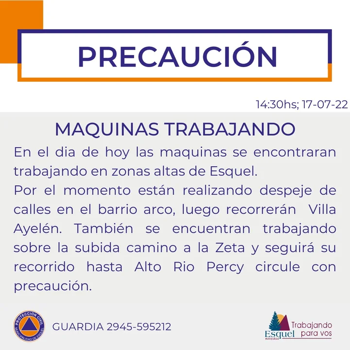 Trabajan para despejar el acceso a las zonas altas de la ciudad