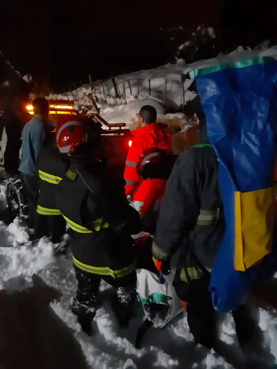 Rescataron a una anciana en una zona alta cerca de Ruta 71