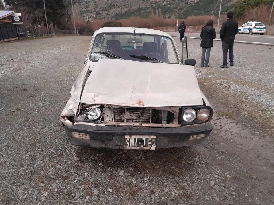 Se le cruzó una vaca en la ruta 40, no la pudo esquivar y la atropelló