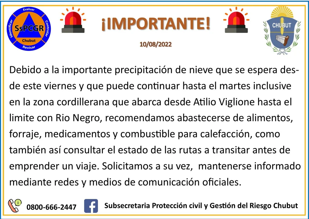 Protección Civil emitió una serie de recomendaciones ante el alerta meteorológica
