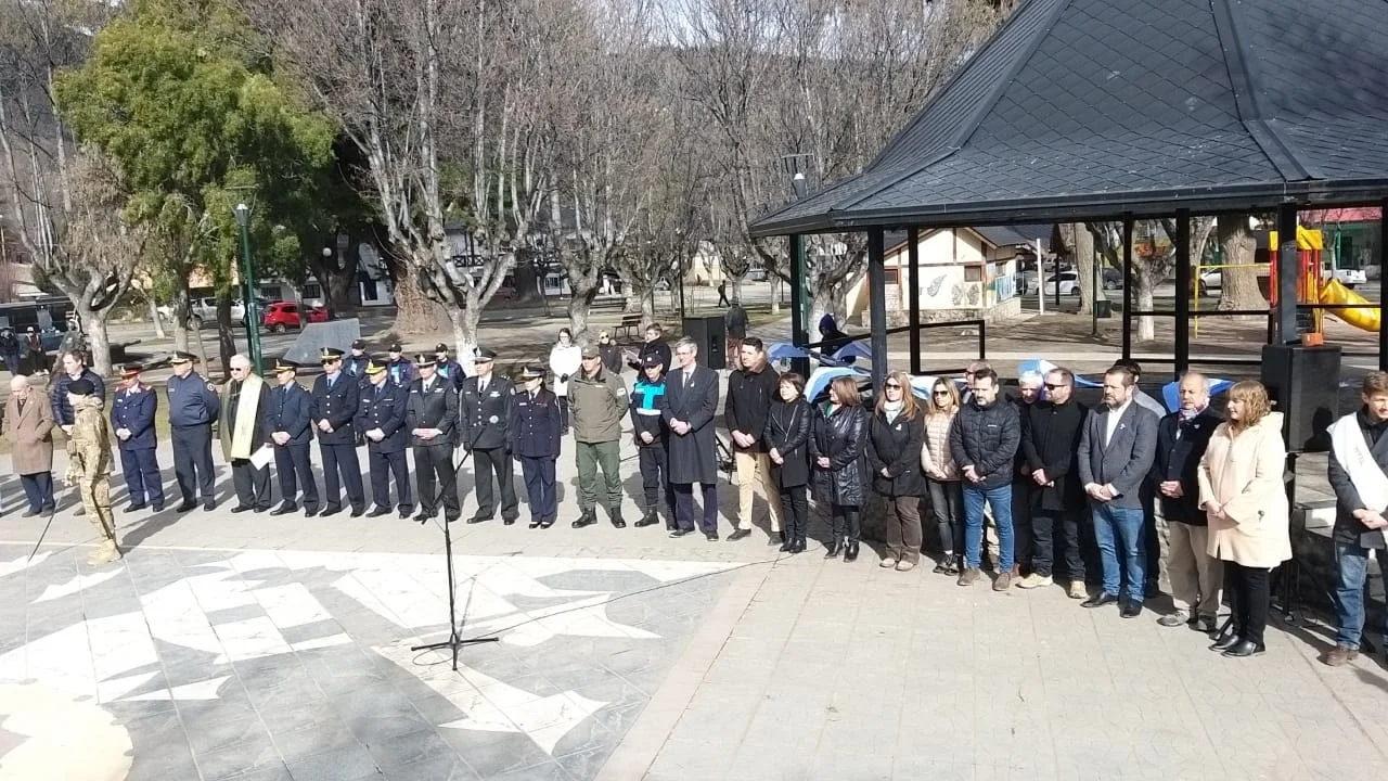 Esquel rindió homenaje al General San Martín a 172 años de su muerte